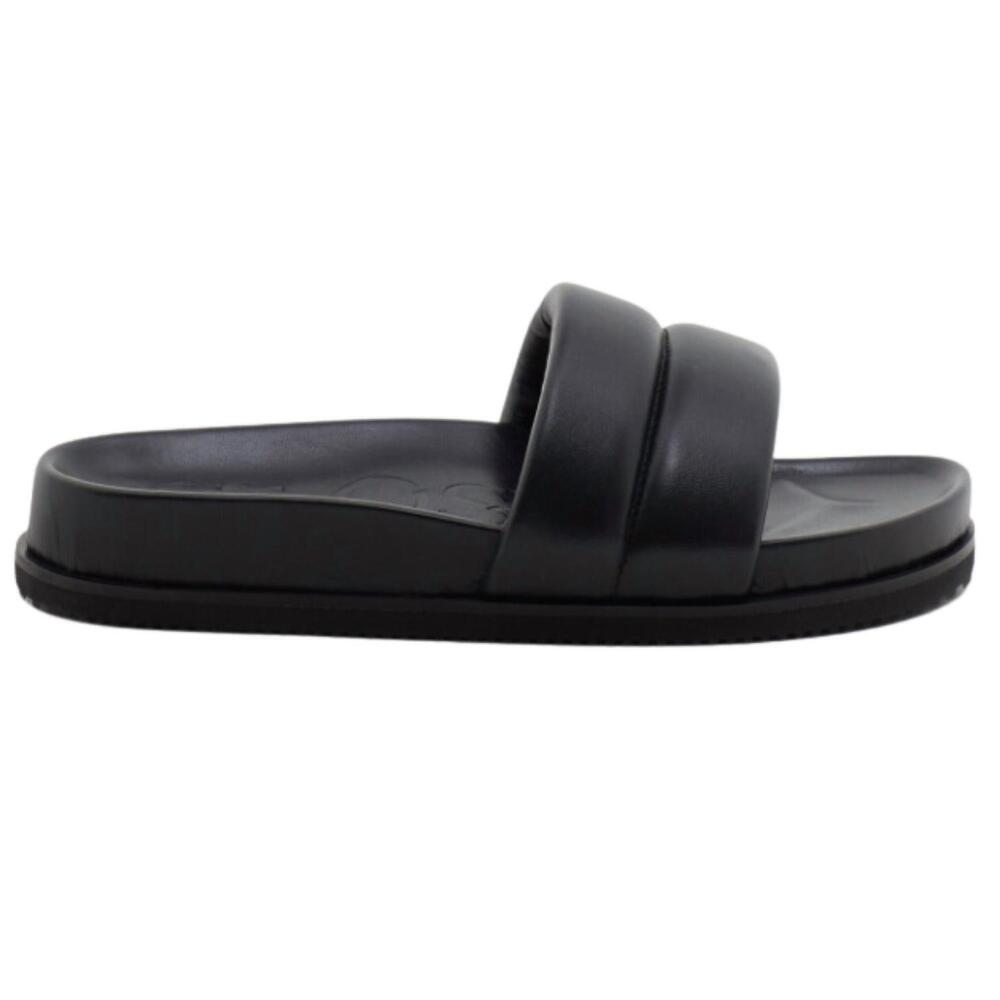NEW CLOSED women's leather slippers in black